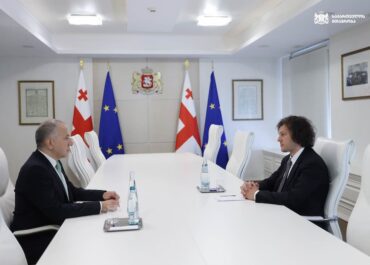 ირაკლი კობახიძე საფრანგეთსა და ეგვიპტეში საქართველოს ახლად დანიშნულ ელჩებს შეხვდა