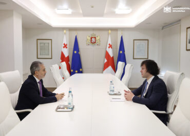 ირაკლი კობახიძე საქართველოში ისრაელის სახელმწიფოს ახლად დანიშნულ ელჩს, ვალიდ აბუ ჰაიას შეხვდა