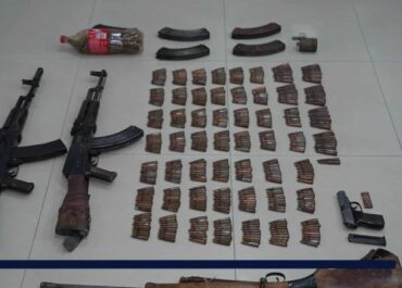 სამეგრელოს პოლიციამ დიდი რაოდენობით უკანონო ცეცხლსასროლი იარაღები და საბრძოლო მასალა ამოიღო
