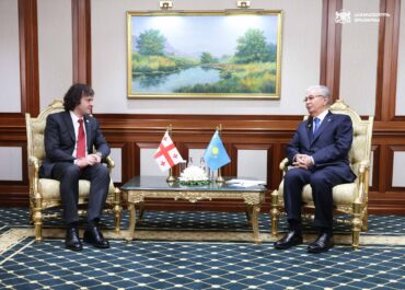 ირაკლი კობახიძე კასიმ-ჟომარტ ტოკაევს შეხვდა