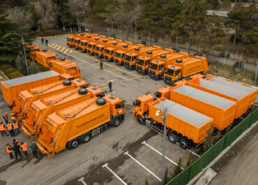 “თბილსერვის ჯგუფის“ ავტობაზა 22 ერთეული სპეცმანქანით განახლდა