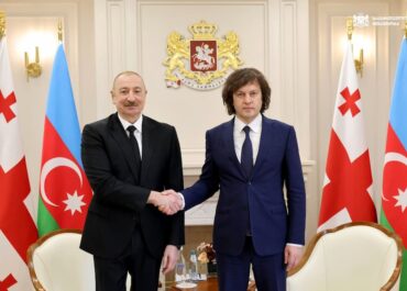 ირაკლი კობახიძრ ილჰამ ალიევს შეხვდა