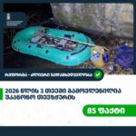 გარემოსდაცვითი ზედამხედველობის დეპარტამენტმა 2026 წლის სამ თვეში უკანონო თევზჭერის 85 ფაქტი გამოავლინა