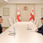 ირაკლი კობახიძე დიდ ბრიტანეთში ახლად დანიშნულ ელჩს, ილია დარჩიაშვილს შეხვდა