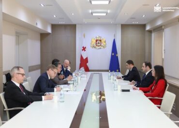 ლევან ჟორჟოლიანი „ვაიმარის სამკუთხედის“ ქვეყნების დელეგაციის წევრებს შეხვდა